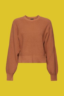 Cashmere blended jumper with lace detail