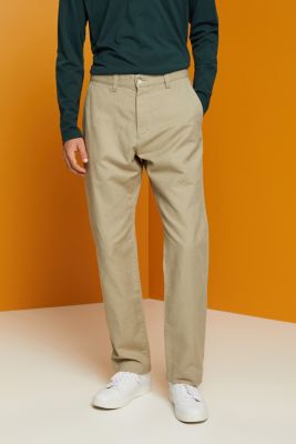 Cotton and linen blended trousers