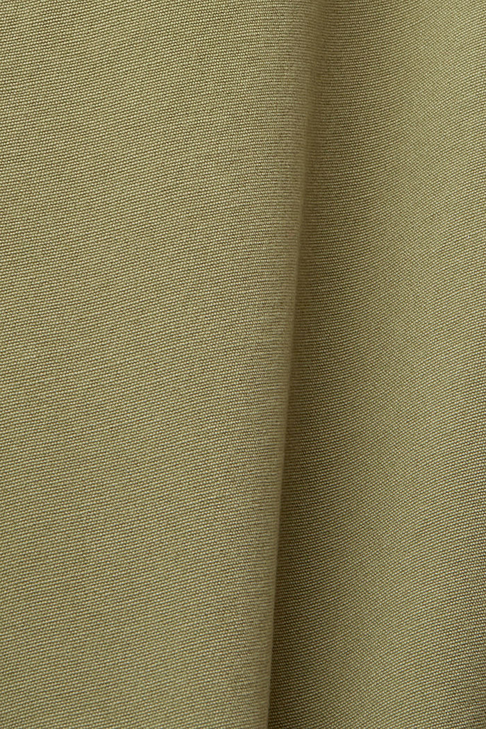 棉質慢跑風格錐形工裝長褲, 橄欖綠, detail-asia image number 5