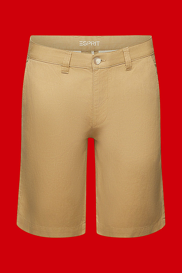 Chino-style shorts, KHAKI BEIGE, detail-asia image number 7