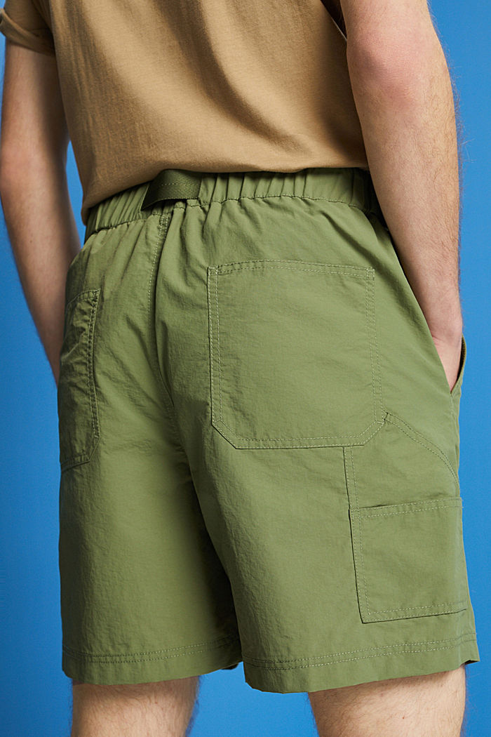 帶內置腰帶短褲, 橄欖綠, detail-asia image number 4
