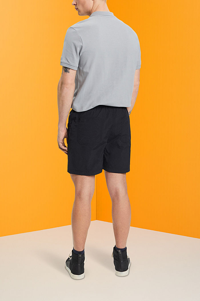Shorts with integrated belt, BLACK, detail-asia image number 3