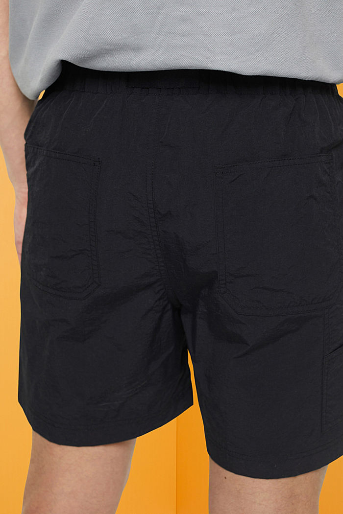 Shorts with integrated belt, BLACK, detail-asia image number 4