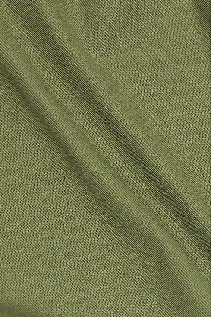 純棉牛仔外套, 橄欖綠, detail-asia image number 4