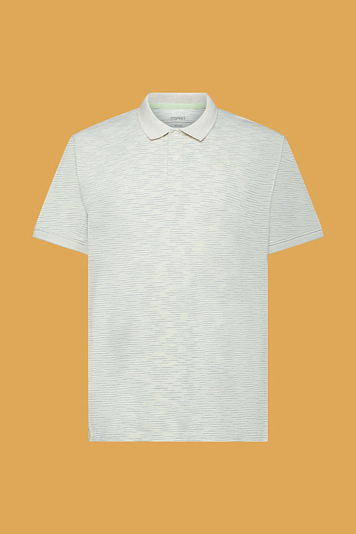 細條紋混色POLO衫, 柑橘綠, detail-asia image number 6