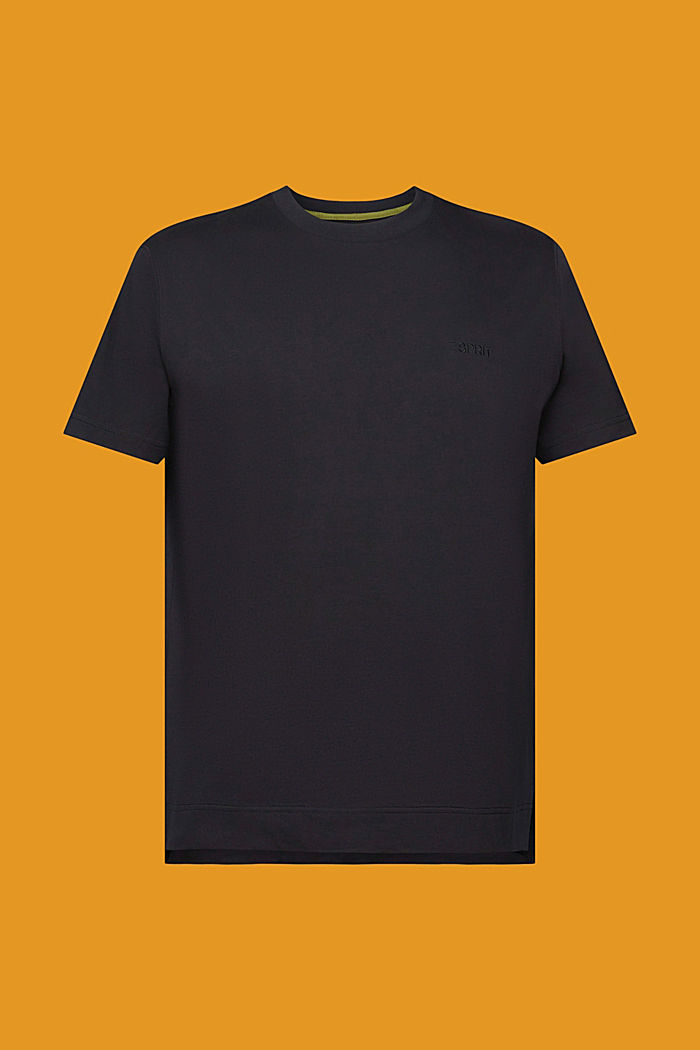 Logo T-shirt, 100% cotton, BLACK, detail-asia image number 5