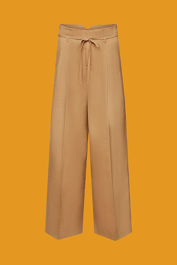 寬鬆長褲, 米色, detail-asia image number 6