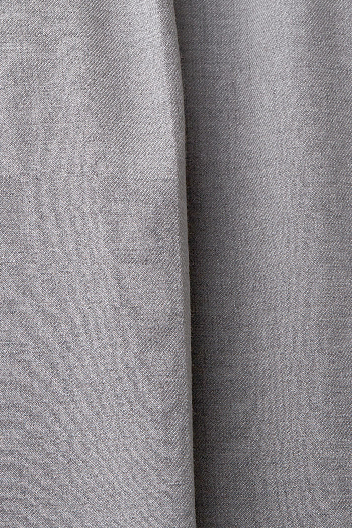 Split hem trousers with zip, LIGHT GREY, detail-asia image number 5