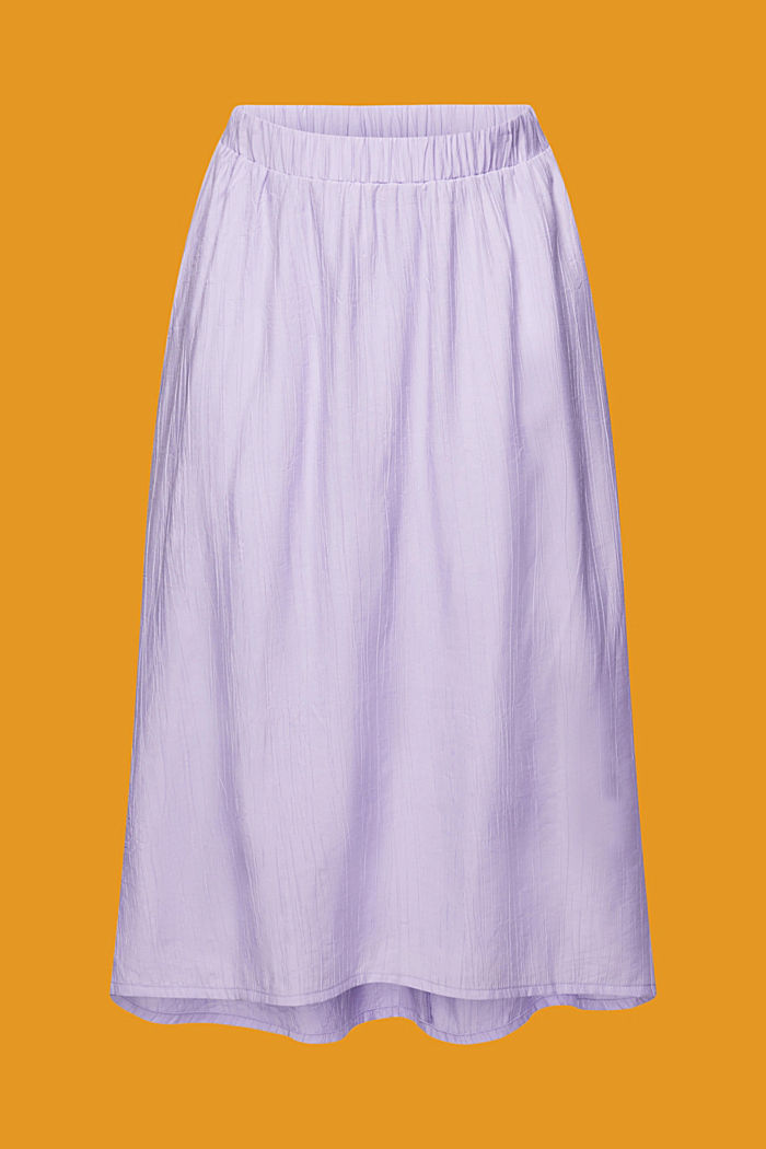 褶襉中長款半身裙, 淺紫色, detail-asia image number 6