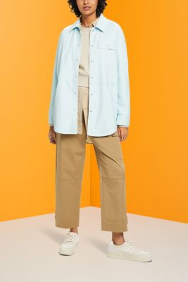 Faux leather blouse, LIGHT AQUA GREEN, detail-asia image number 4