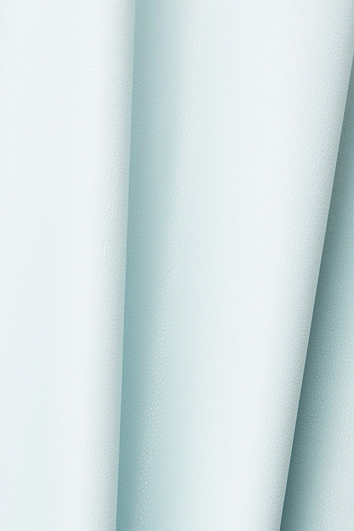 Faux leather blouse, LIGHT AQUA GREEN, detail-asia image number 5
