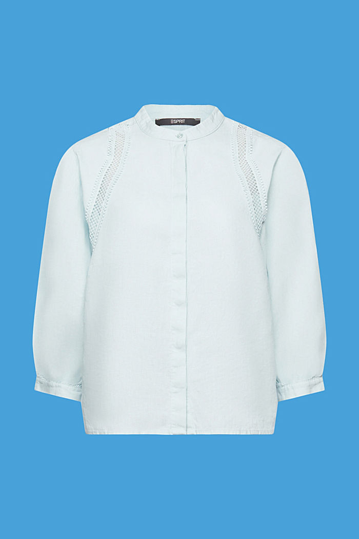 Woven linen blouse