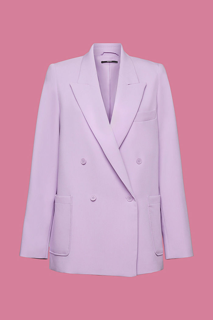 雙排扣西裝外套, 淺紫色, detail-asia image number 7