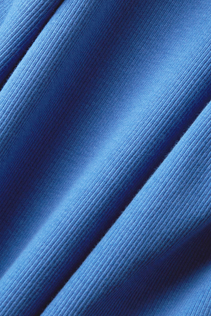 羅紋平織布連身裙, 灰藍色, detail-asia image number 5