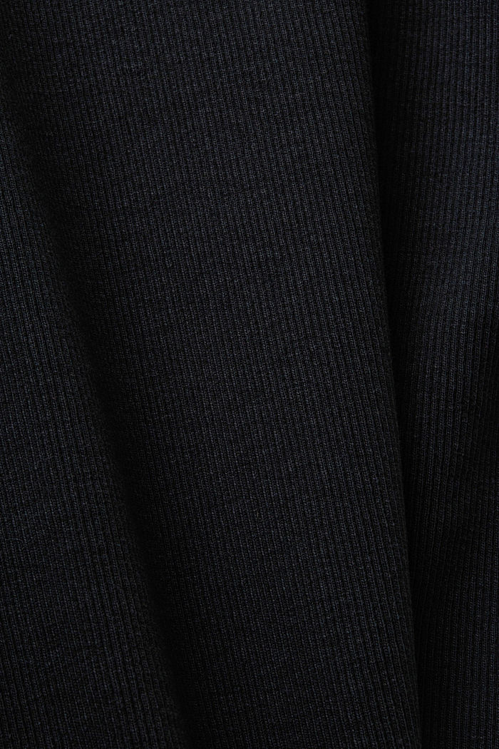 羅紋背心, 黑色, detail-asia image number 6