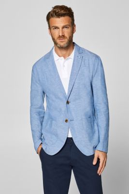 Esprit Linen blend unlined tailored jacket at our Online Shop