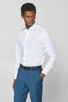 Esprit Strukturiertes Hemd mit KentKragen im Online Shop kaufen