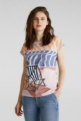 Esprit Shirt mit AlloverPrint, 100 Organic Cotton im Online Shop kaufen