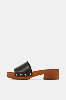 wide clog sandals