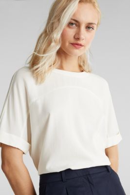 Esprit KurzarmBluse mit TrendDetails im Online Shop kaufen