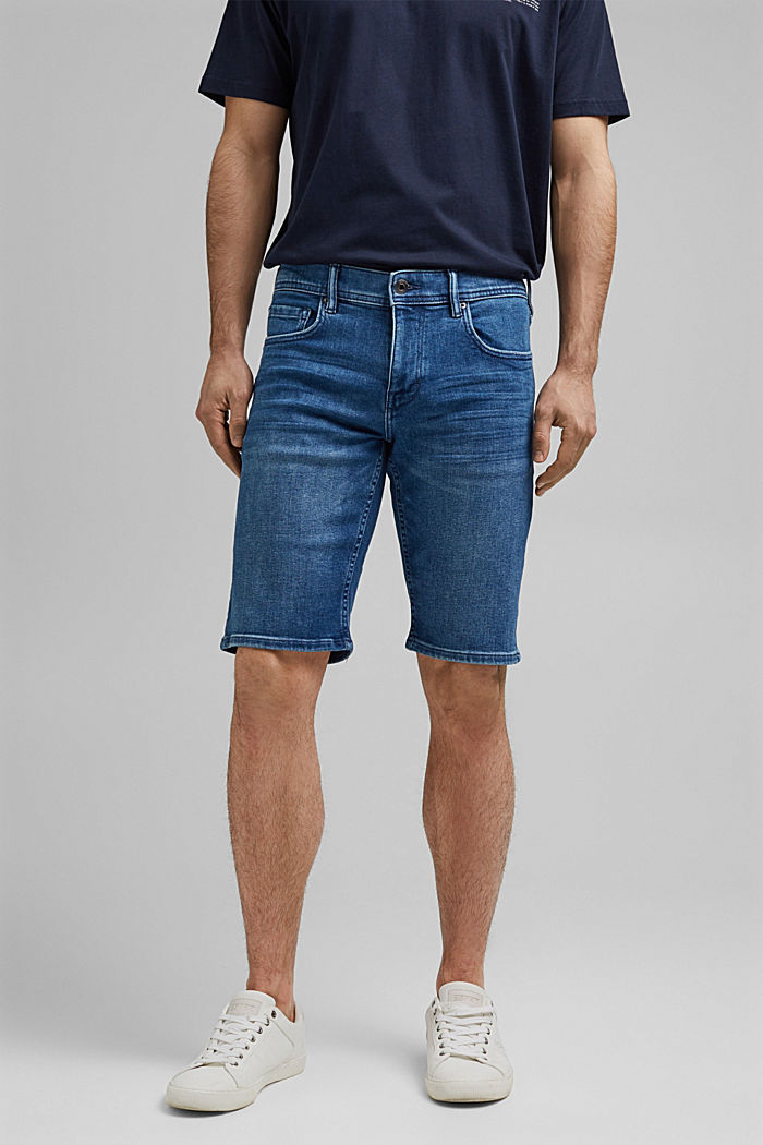 Organic Cotton ESPRIT Jeans-Shorts mit Coolmax®