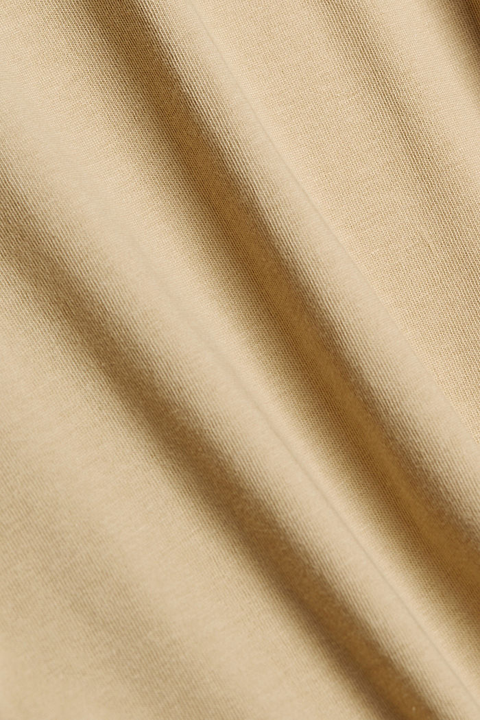 Camiseta con estampado, 100 % algodón ecológico, BEIGE, detail image number 4