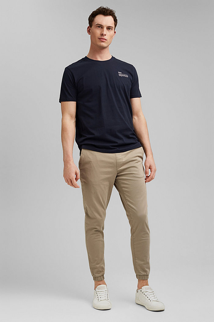 Camiseta con estampado, 100 % algodón ecológico, NAVY, detail image number 2