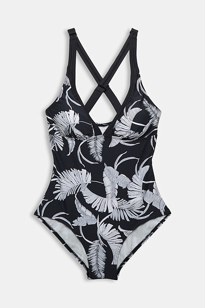 Recycled: shaping swimsuit with a print