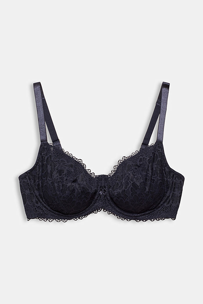 Recycled: unpadded underwire bra for large cup sizes