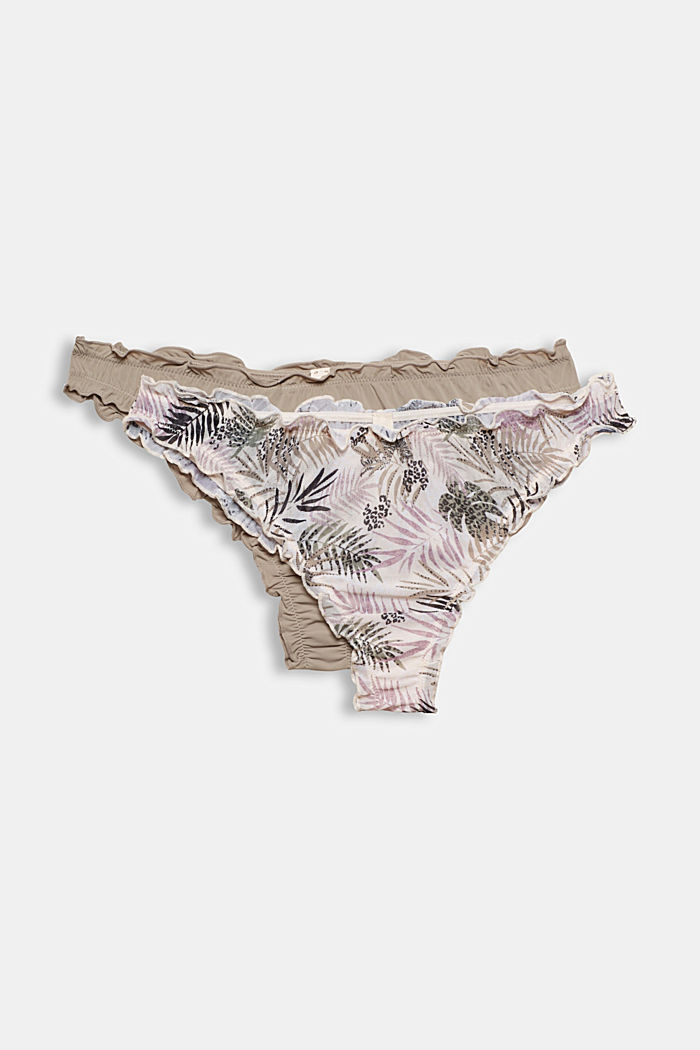 Recycled: Double pack of hipster briefs