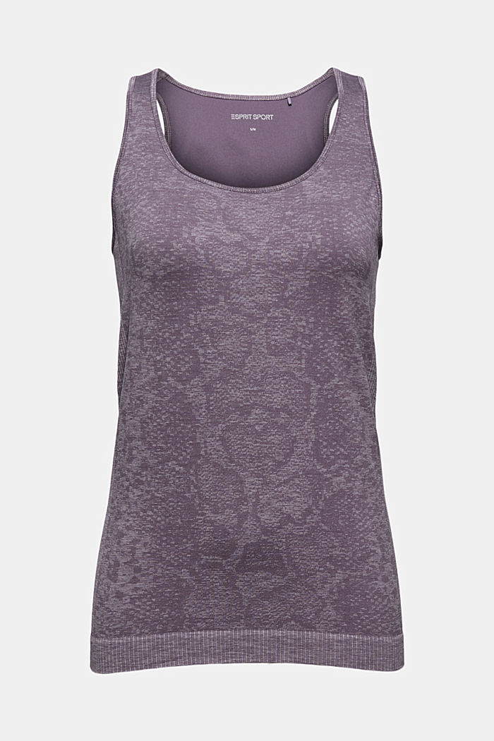 YOGA top with an E-Dry finish and integral bra