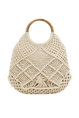 EDC Sac en crochet à poignée en bois