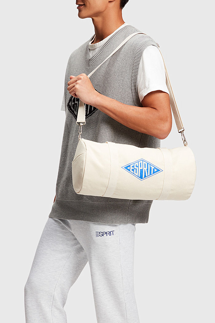 Medium-sized duffle bag, LIGHT BEIGE, detail-asia image number 0