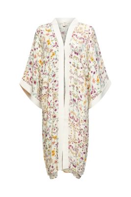 ESPRIT Kimono à imprimé à fleurs