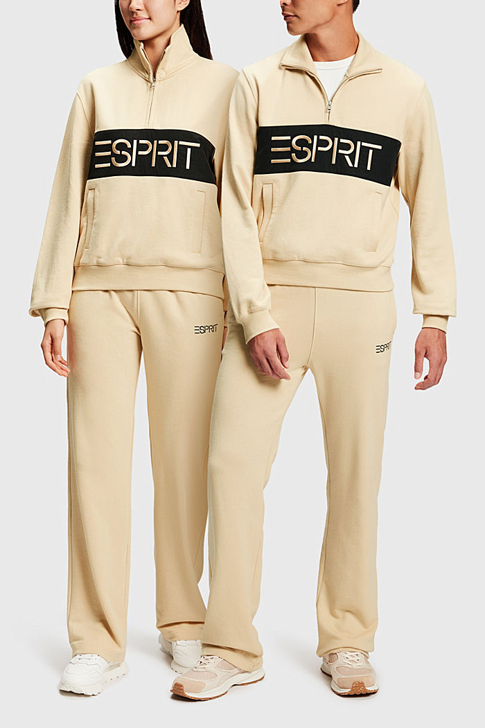 Unisex high-rise tracksuit bottoms, BEIGE, detail-asia image number 0
