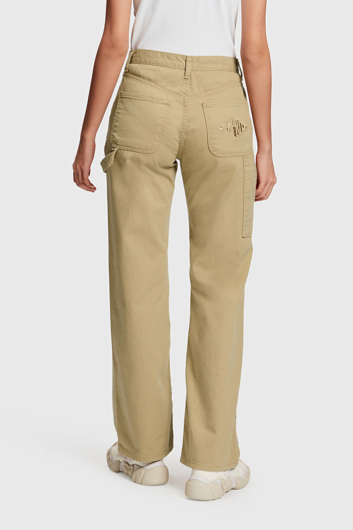 Cargo trousers, Women, BEIGE, detail image number 3
