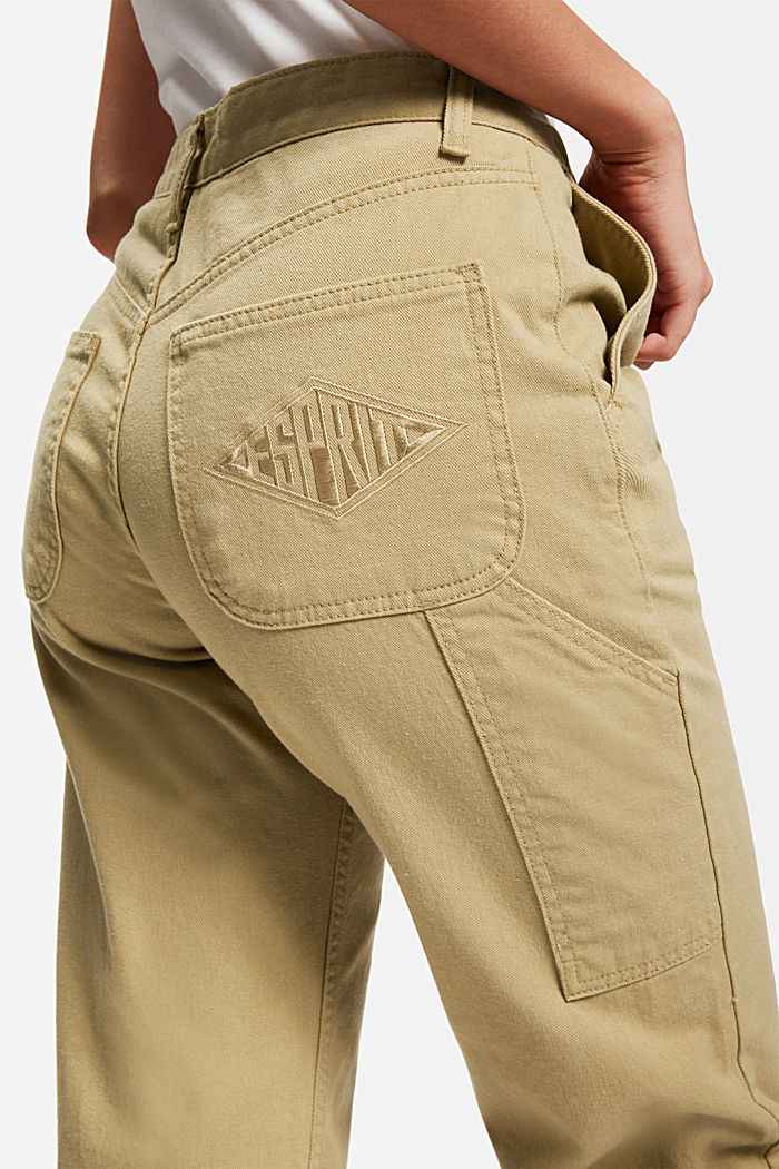 Cargo trousers, Women, BEIGE, detail-asia image number 5