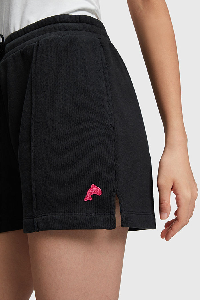 Color Dolphin 抽繩短褲, BLACK, detail image number 3