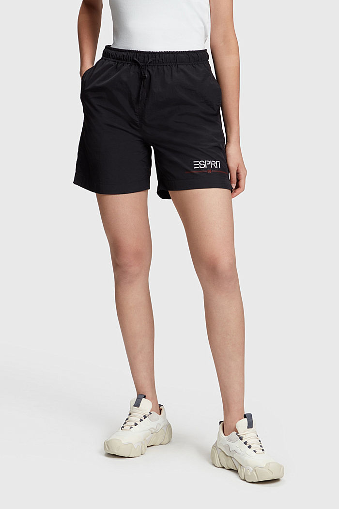 ESPRIT x Rest & Recreation Capsule Windbreaker Shorts, BLACK, detail-asia image number 2