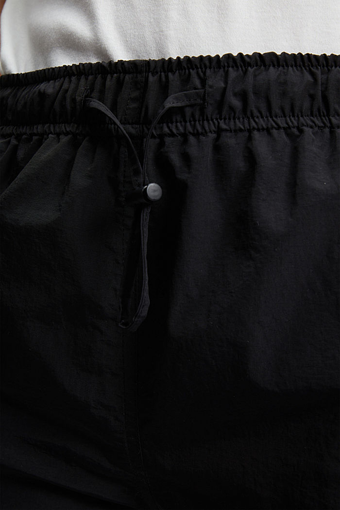 ESPRIT x Rest & Recreation Capsule Windbreaker Shorts, BLACK, detail-asia image number 4
