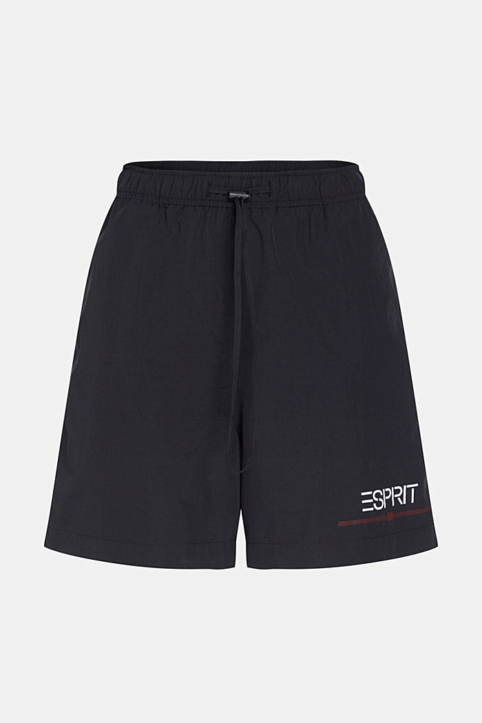ESPRIT x Rest & Recreation Capsule Windbreaker Shorts, BLACK, detail-asia image number 6