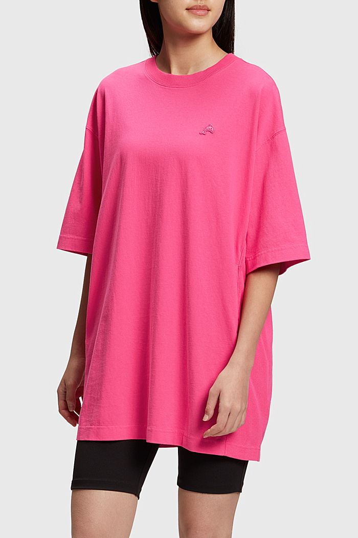 Color Dolphin Relaxed Fit T-shirt Dress, PINK, detail image number 6