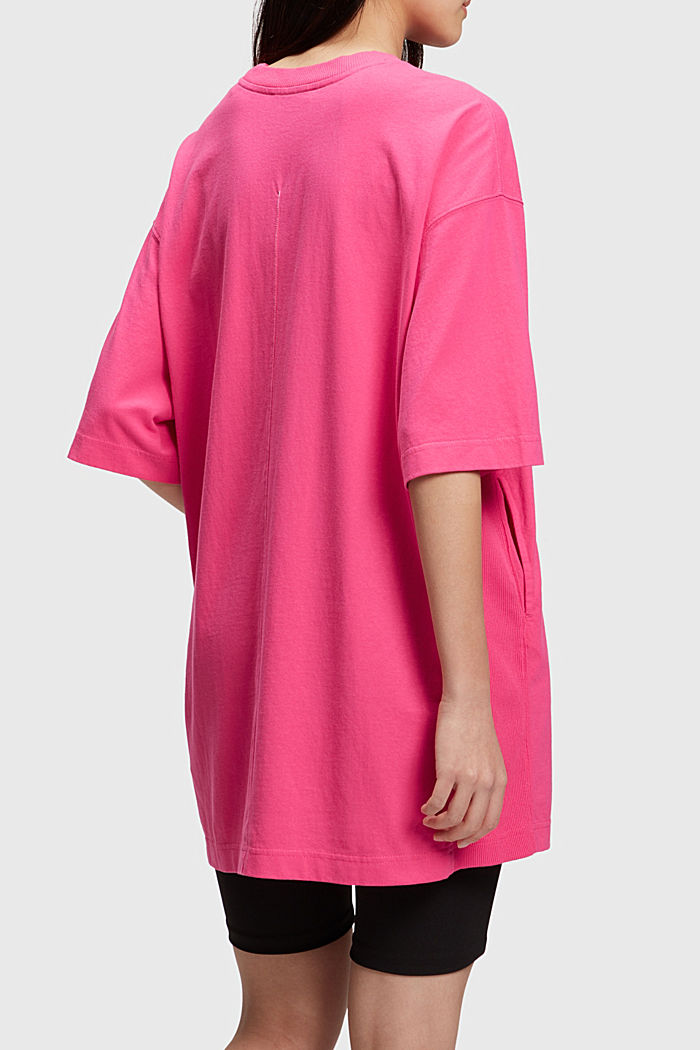 Color Dolphin Relaxed Fit T-shirt Dress, PINK, detail-asia image number 1