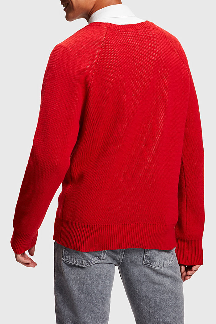 Sweaters, RED, detail-asia image number 3