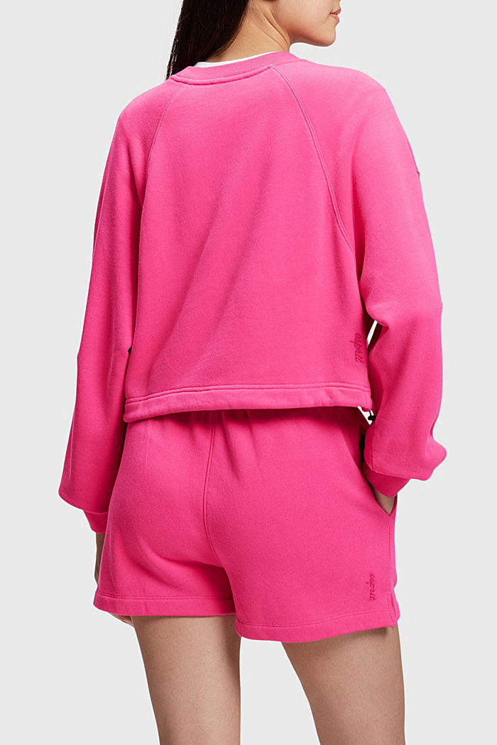 Color Dolphin Cropped Sweatshirt, PINK FUCHSIA, detail-asia image number 1