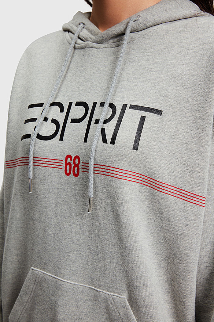 Unisex sweatshirt with a hood, GREY, detail-asia image number 3