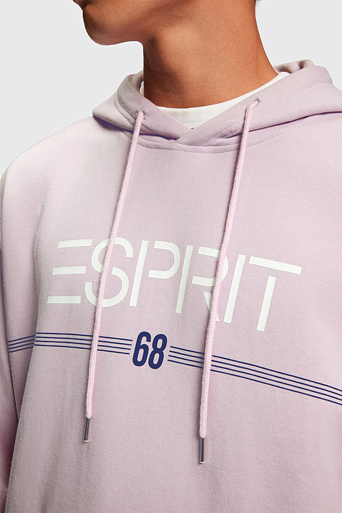 Unisex sweatshirt with a hood, LAVENDER, detail-asia image number 5