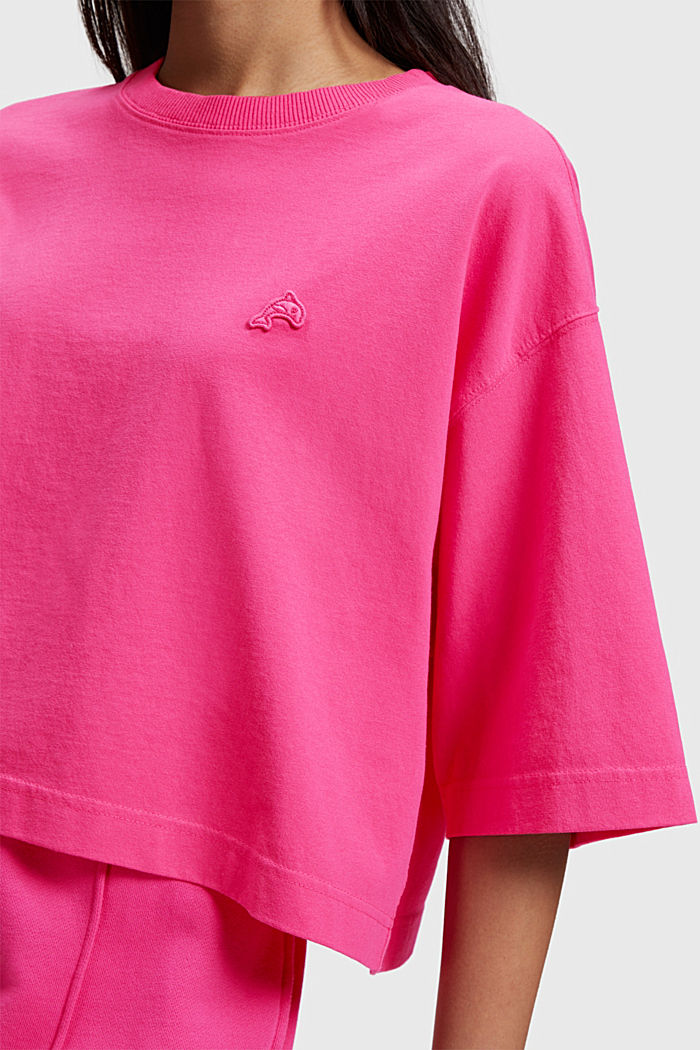 Color Dolphin 短版 T 恤, PINK FUCHSIA, detail image number 2