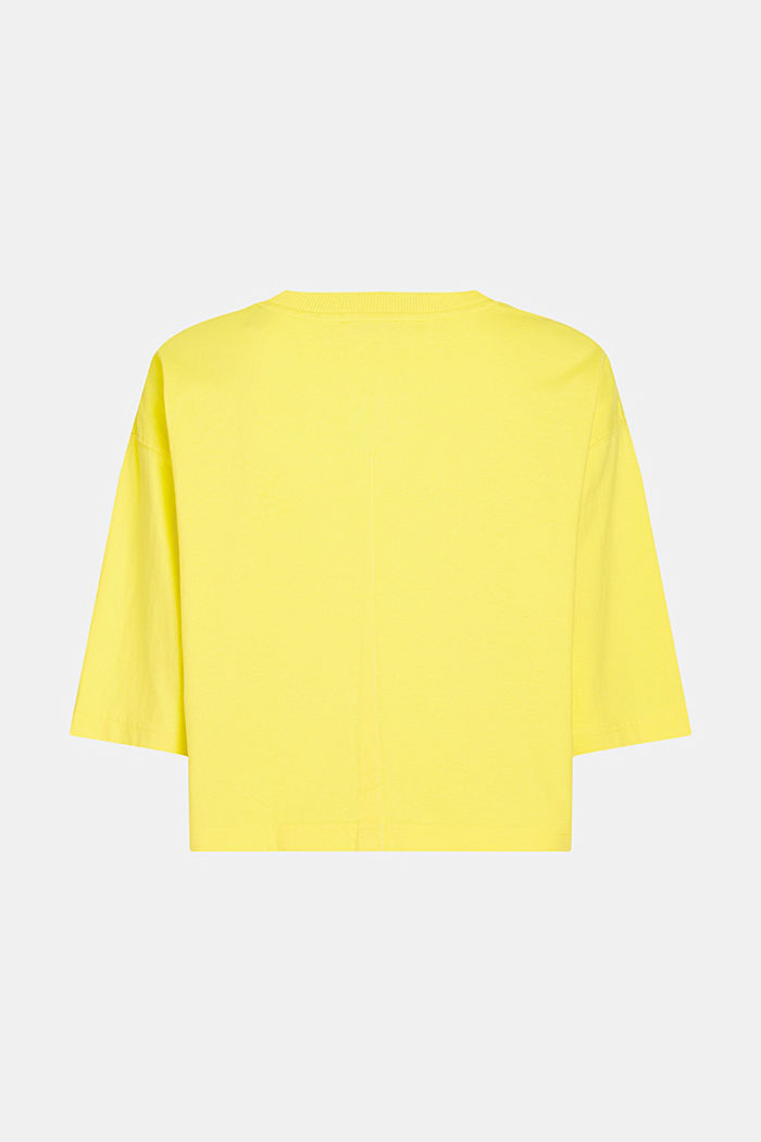 Color Dolphin Cropped T-shirt, YELLOW, detail image number 5