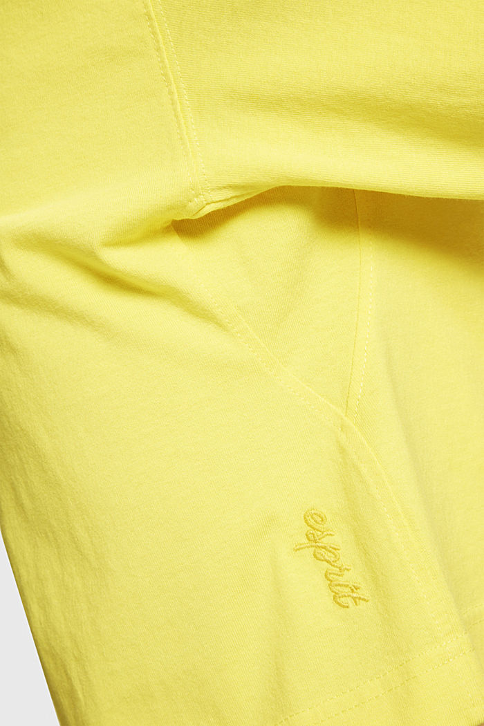 Color Dolphin 短版 T 恤, YELLOW, detail image number 3